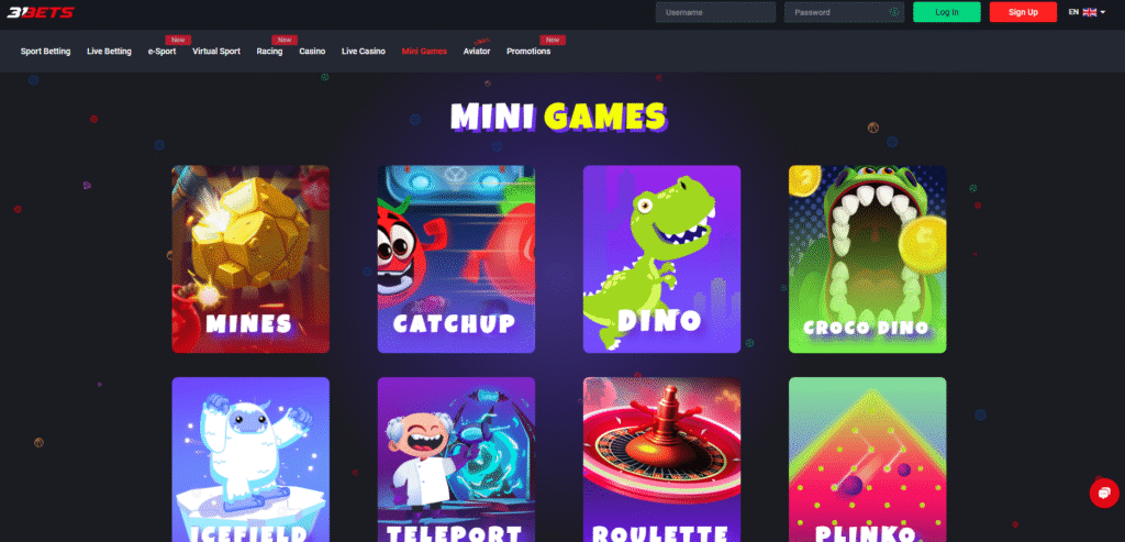 31bets mini crypto games