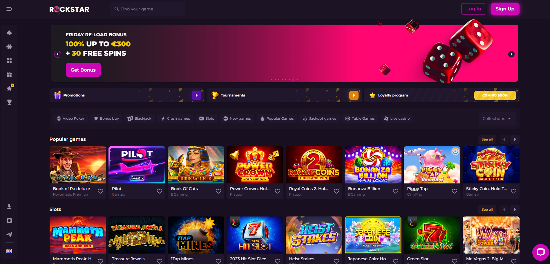 Rockstar Casino Review Picture