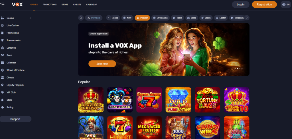 voxcasino slots